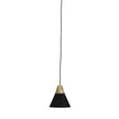 Trigo 20 Stylish Conical Black Pendant
