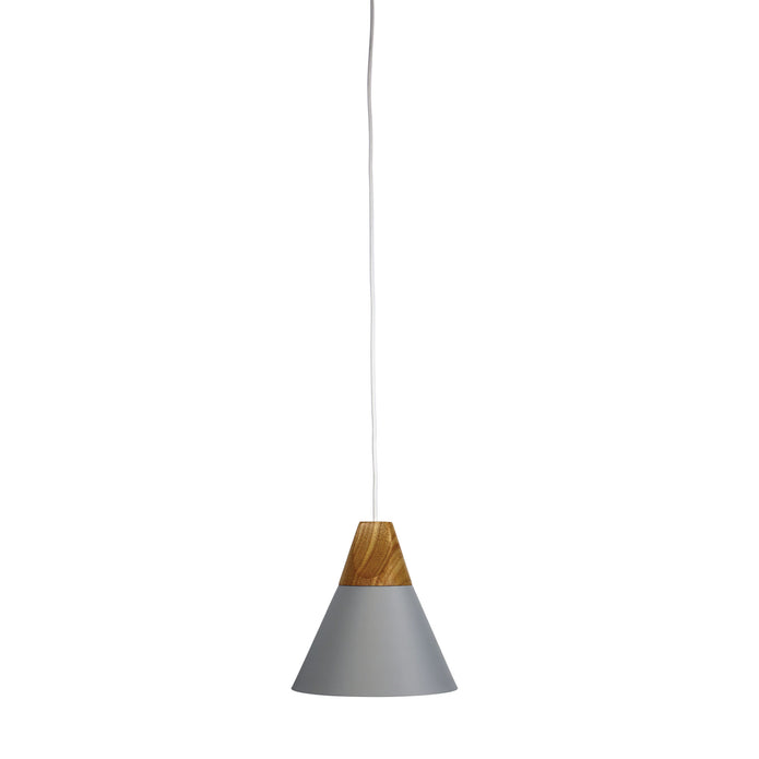 Trigo 20 Stylish Conical Grey Pendant