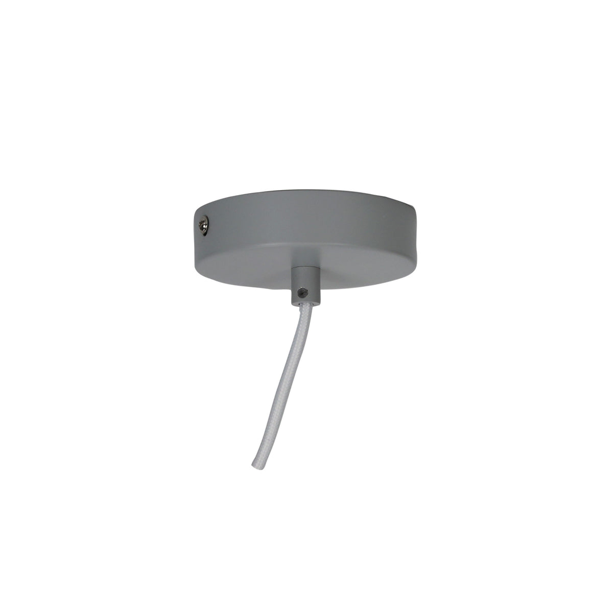 Trigo 20 Grey & Timber Stylish Conical White Pendant
