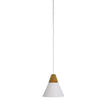 Trigo 20 White Stylish Conical White Pendant
