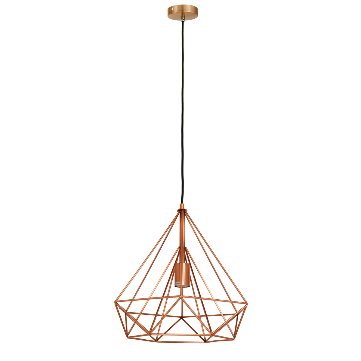 Lenox Antique Copper Geometric Urban Style Pendant