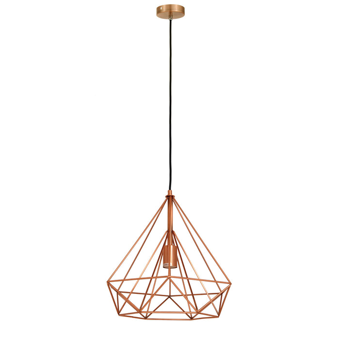 Lenox Antique Copper Geometric Urban Style Pendant