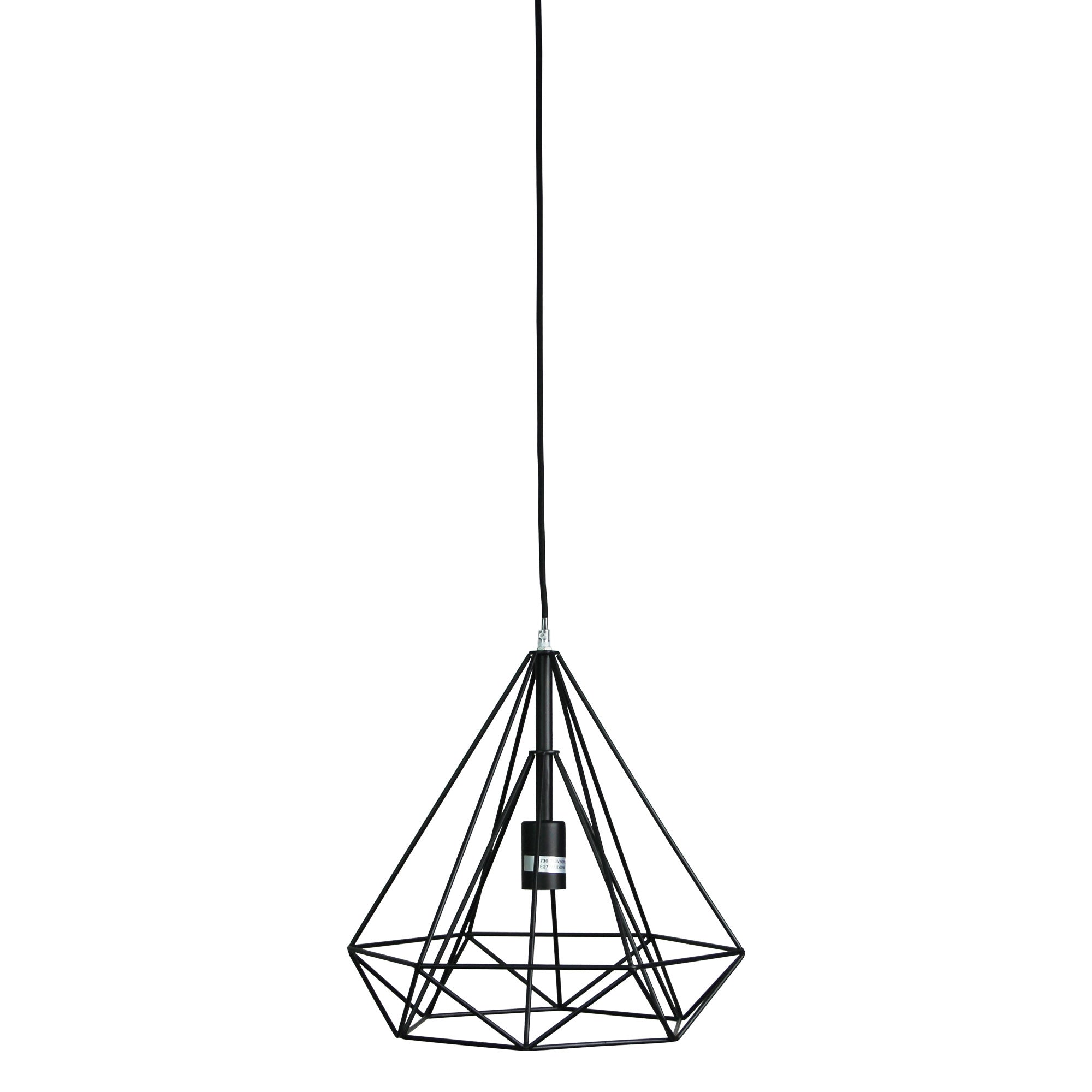 Lenox Black Geometric Urban Style Pendant