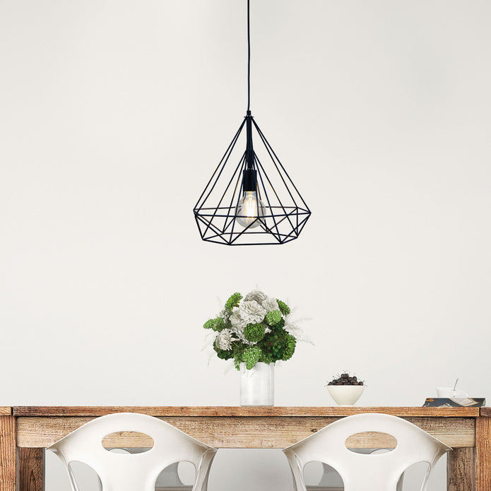 Lenox Black Geometric Urban Style Pendant