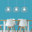Malo 35 White 1 Light Wire Pendant