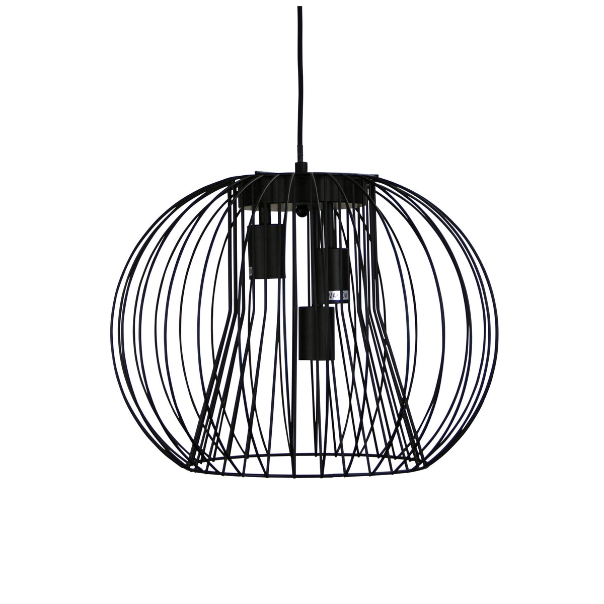 Malo 45 Black Wire 3 Light Pendant 