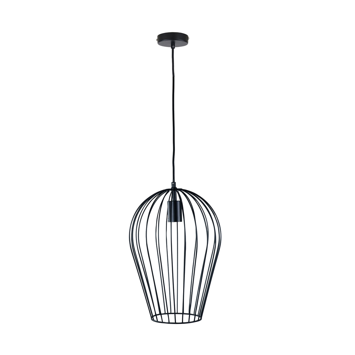 Olam 27 Black 1 Light Wire Pendant