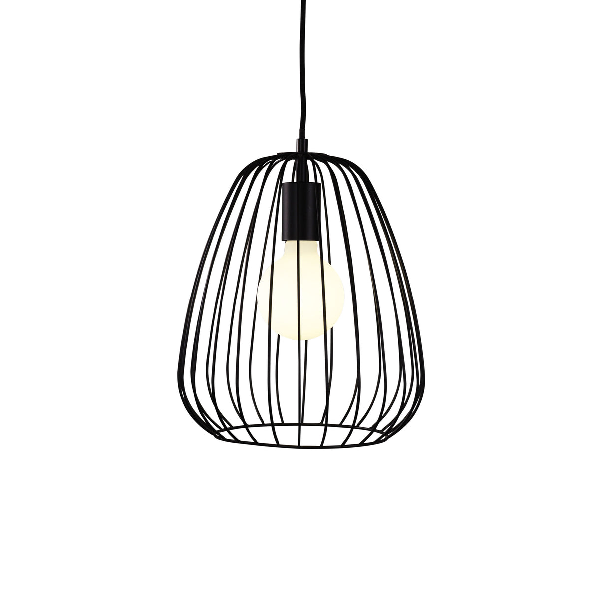 Pera 27 Black Metal Wire Pendant