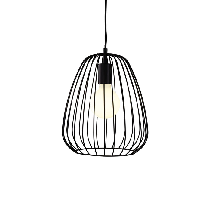 Pera 27 Black Metal Wire Pendant