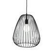 Pera 38 Black Metal Wire Pendant