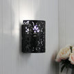 Vicky Black Laser Cut Metal Wall Light