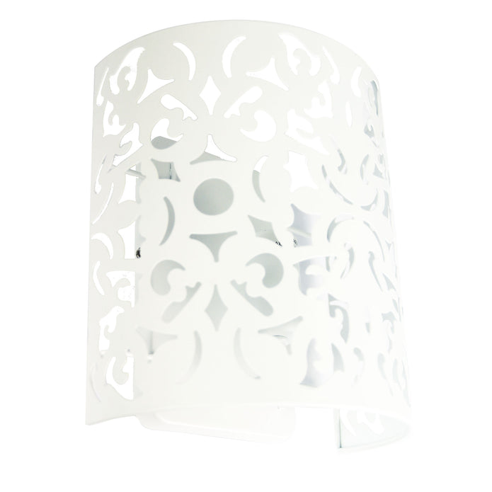 Vicky Wall Laser Cut Metal White Wall Mounted Light