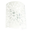 Vicky Wall Laser Cut Metal White Wall Mounted Light