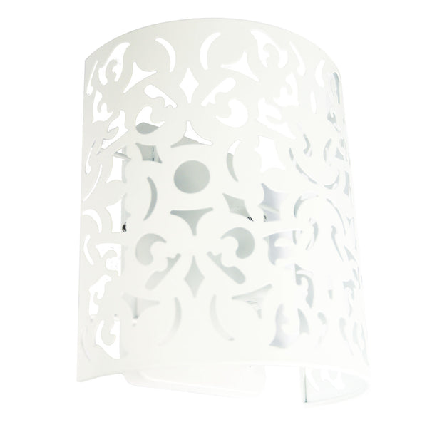 Vicky Wall Laser Cut Metal White Wall Mounted Light