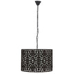 Vicky 45 Laser Cut Metal Pendant Black