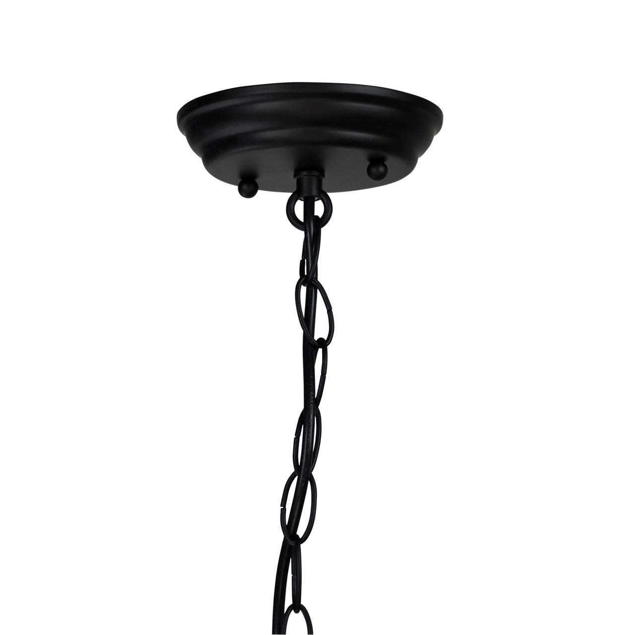 Alhambra.35 Matt Black with Gold Inner Laser Cut Metal Pendant