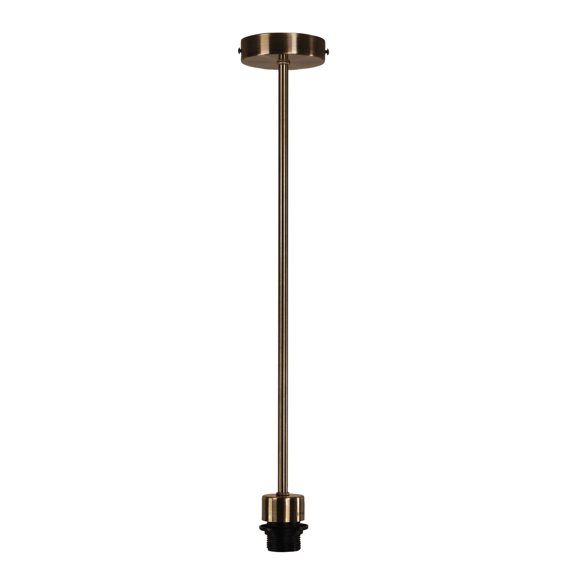 Parti Rod Antique Brass E27 Single Suspension