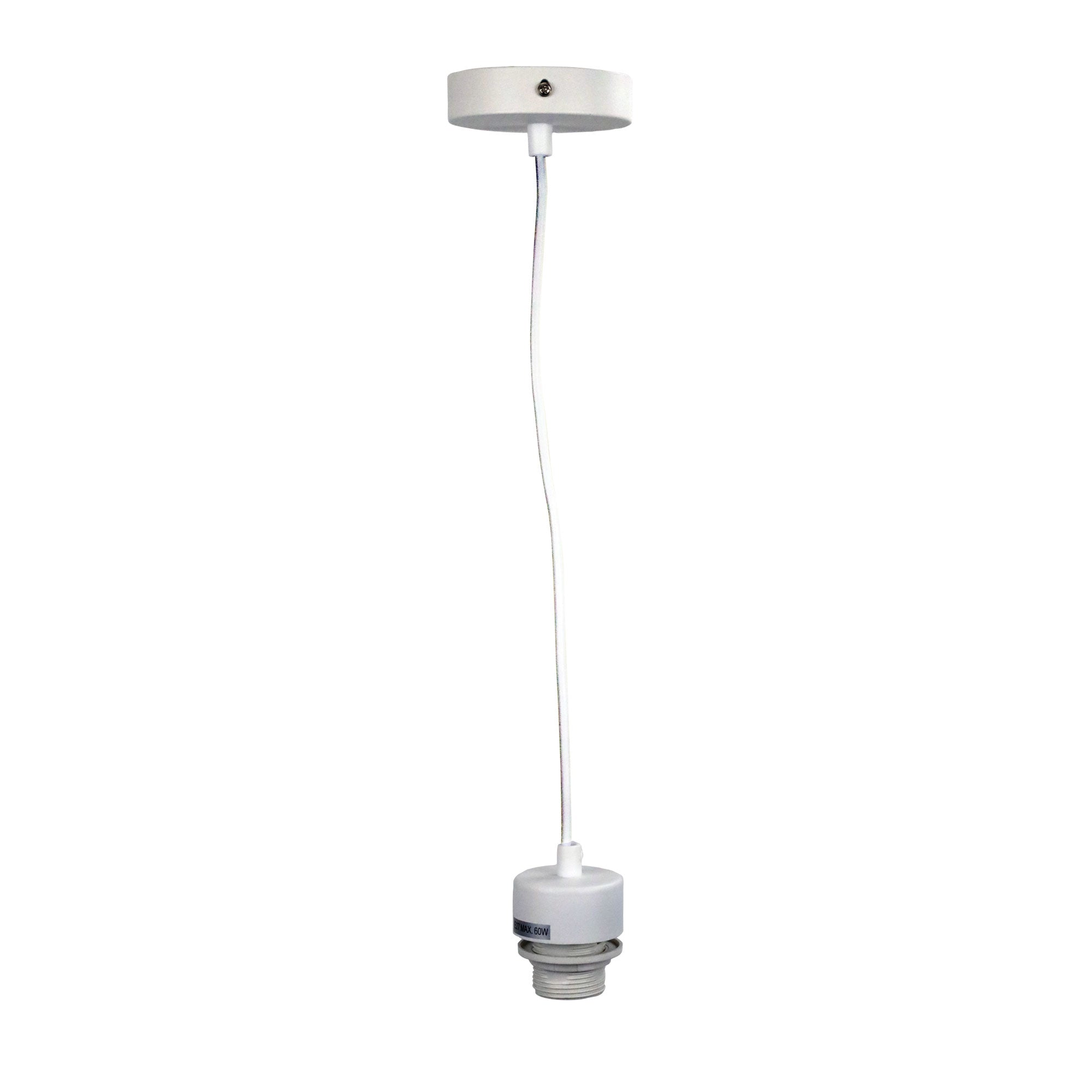 Parti Cord 180cm E27 Suspension Kit All White