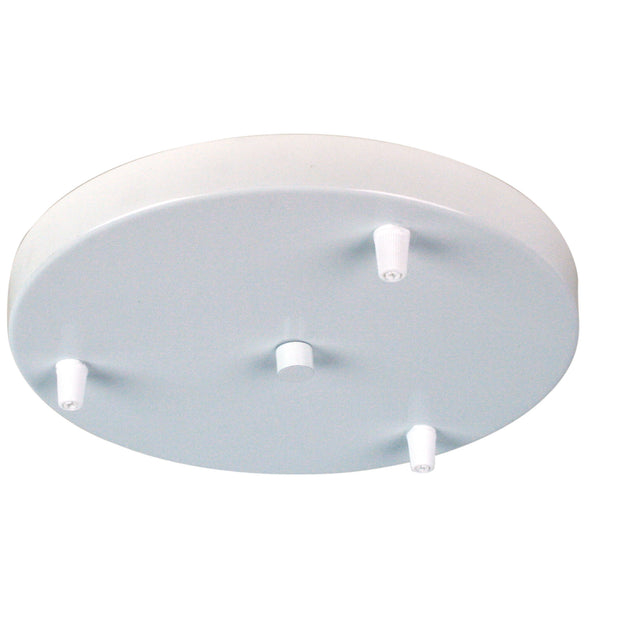 Parti Pan 3 Turns 3 Single Pendants Into One Light in White