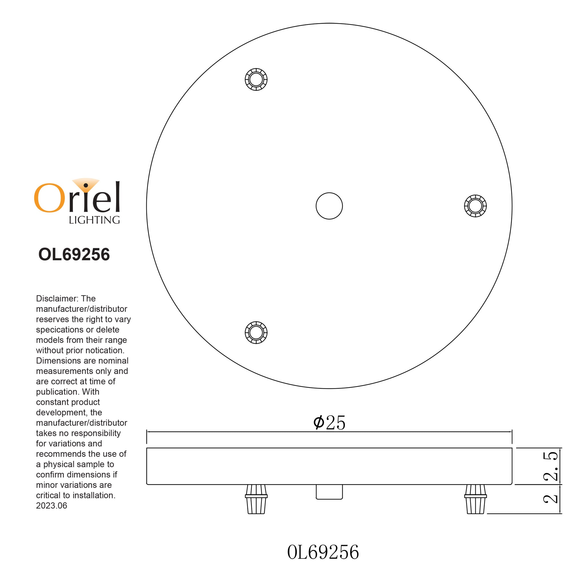 Parti Pan 3 Black Pendant Canopy Turns 3 Single Pendants Into One Light