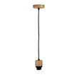 Parti Wood Black 180cm E27 Suspension Kit