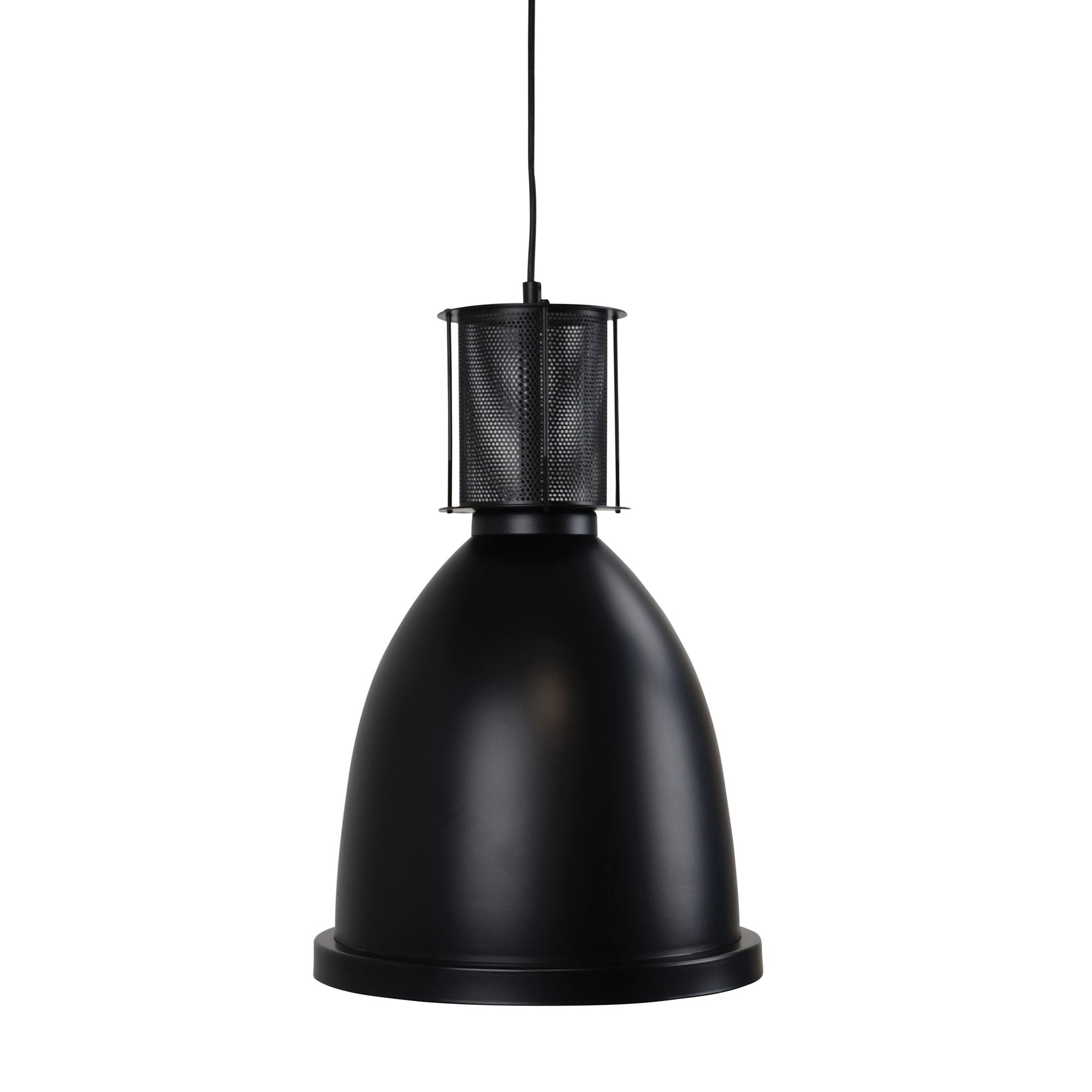 Bay 27 Black Retro Industrial Single Pendant