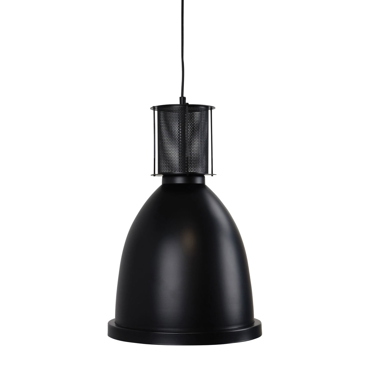Bay 27 Black Retro Industrial Single Pendant