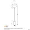 Pop White 1 Light E27 Drop Suspension