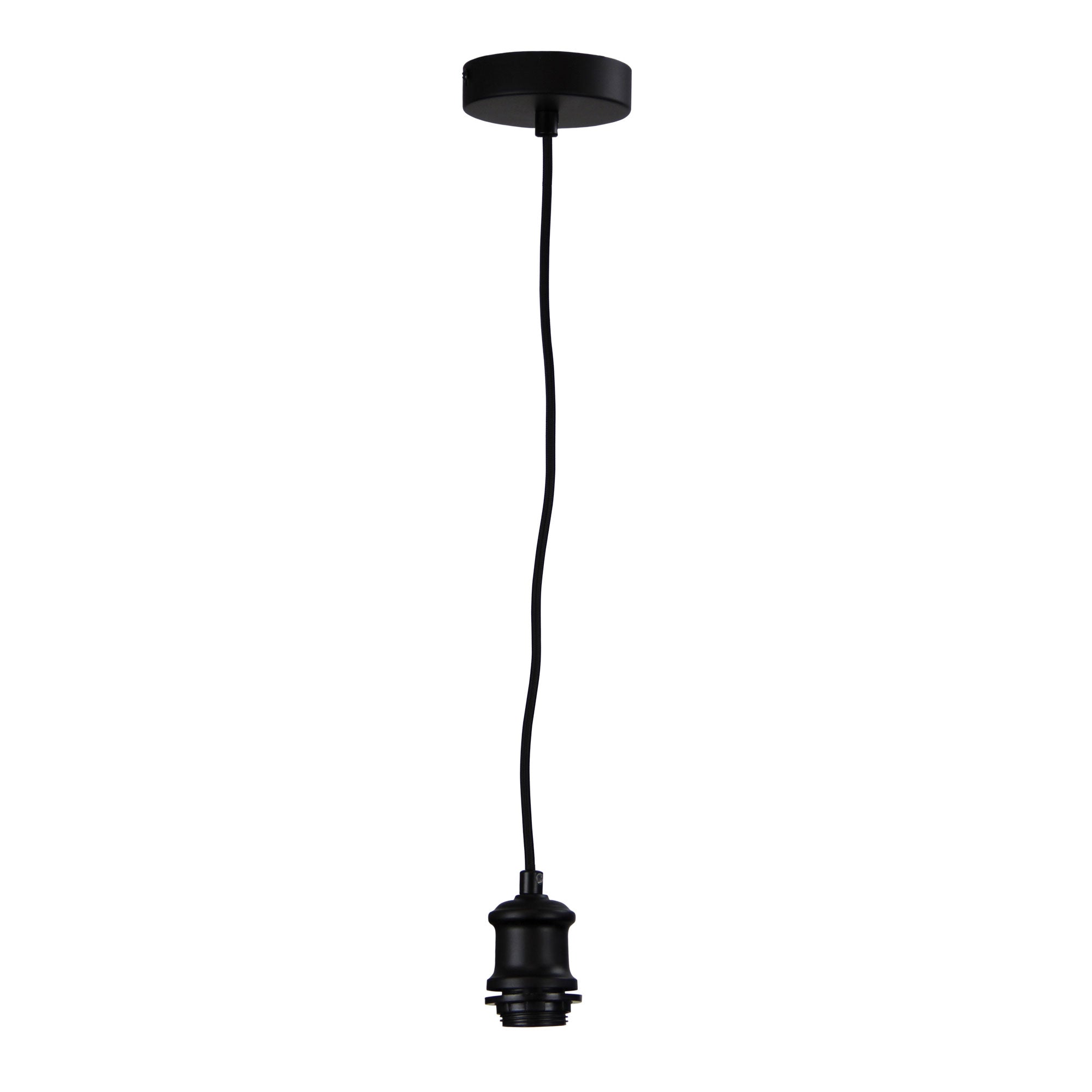 Albany Cord 180cm Vintage Cloth Cord Suspension Black