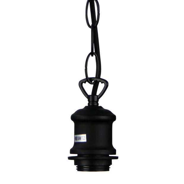Albany Black E27 Vintage Chain Suspension