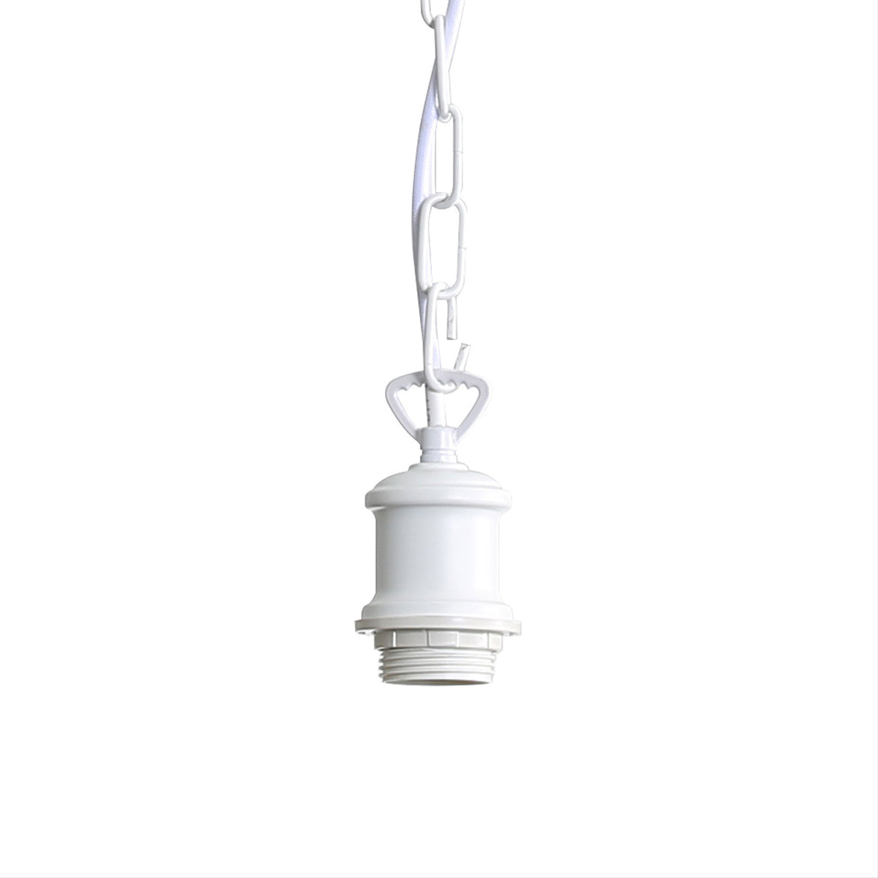 Albany White  E27 Vintage Chain Suspension