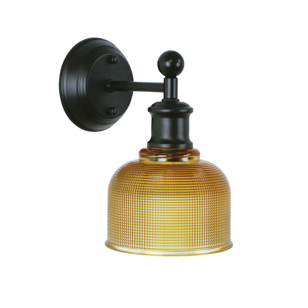 Brighton Wall Black / Amber