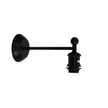 Boulton Vintage Wall Light In Matt Black