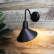 Derwent Black E27 Industrial Vintage Style Wall Light