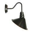 Derwent Industrial Vintage Style Wall Light In Dark Bronze