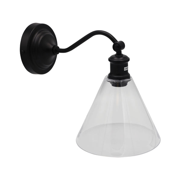 Abby Black Hamptons Style Classic Wall Light