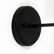 Kinbury Black & Opal Glass E27 Wall Light