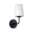 Hopley Black Glass Wall Light