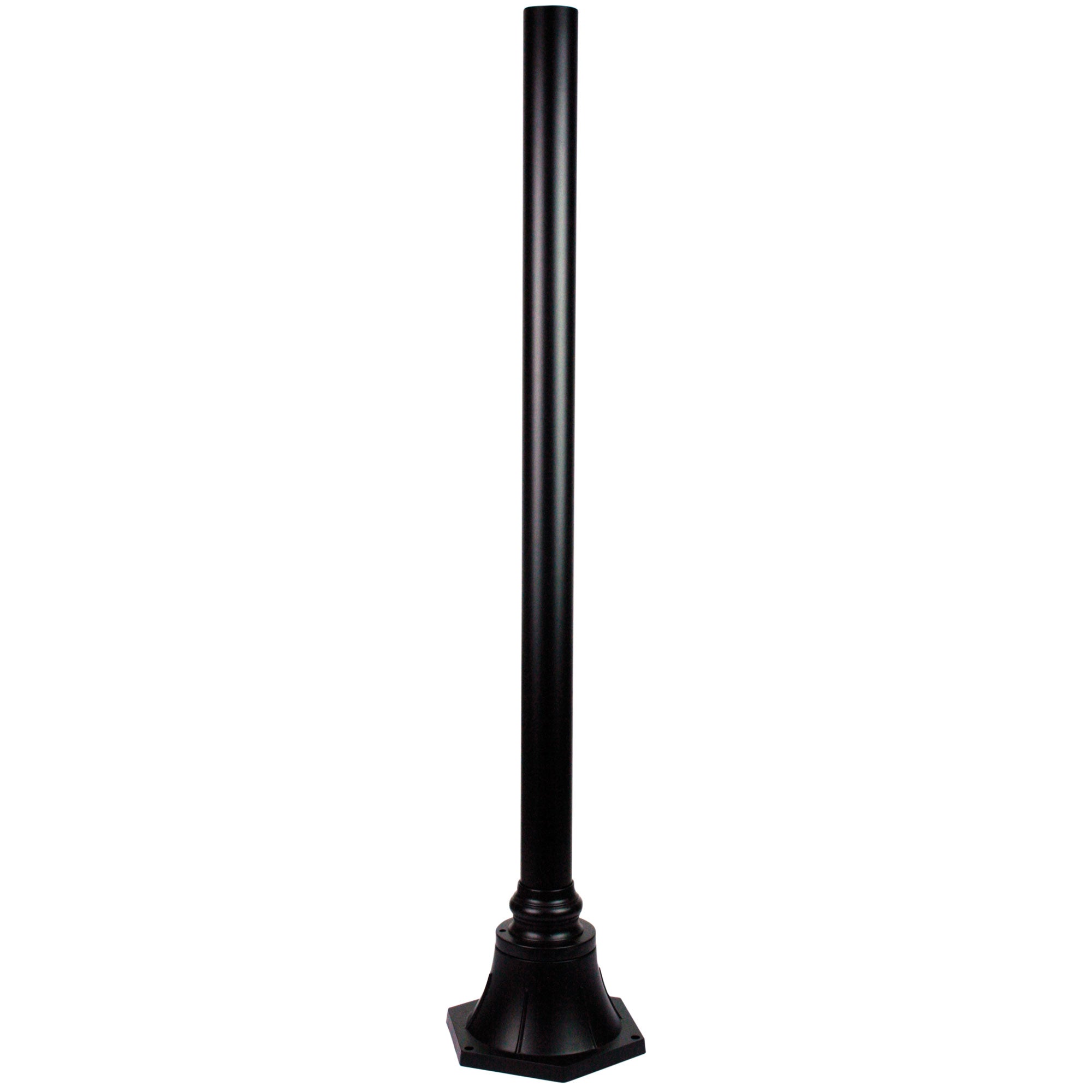 Plumb Post 1M 60mm Black Post With Flange