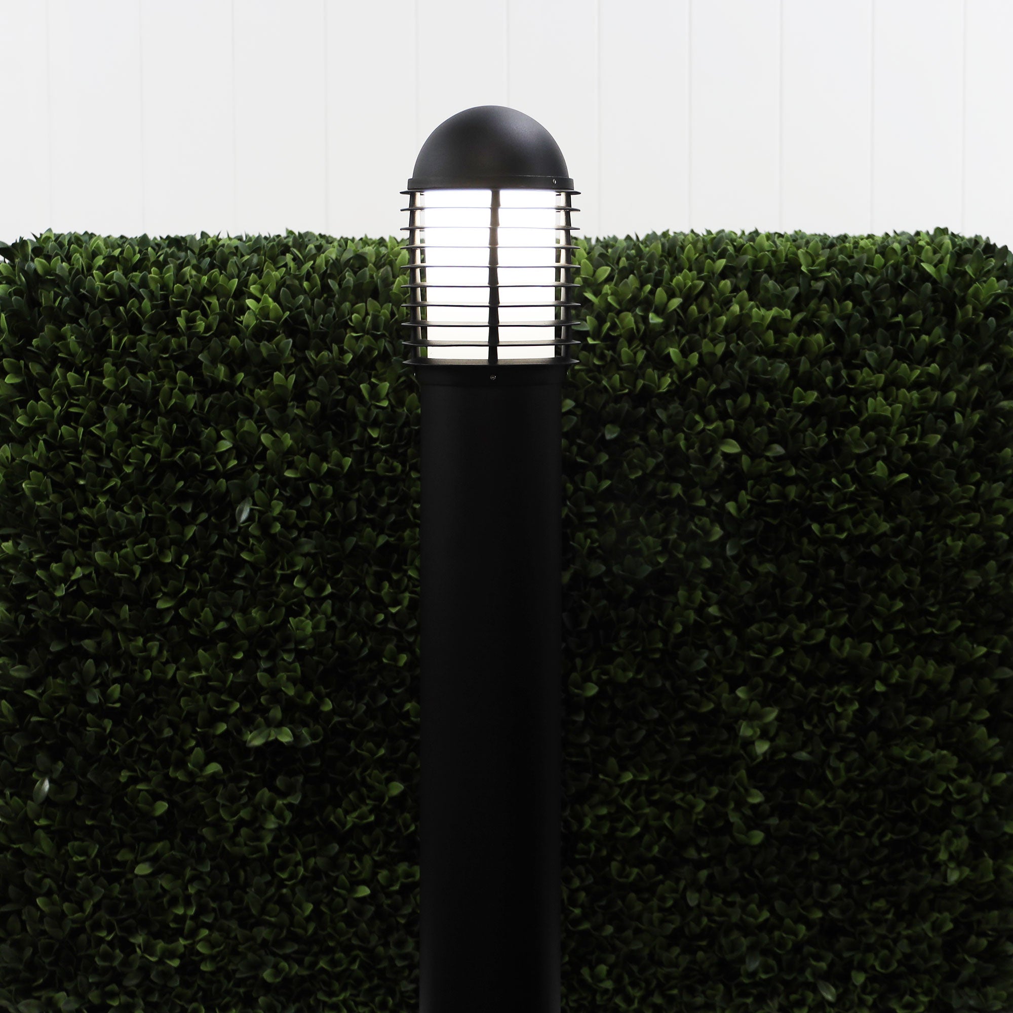 Velika Black E27 IP44 In-Ground Bollard Light