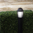 Velika Black E27 IP44 Surface Mounted Bollard Light