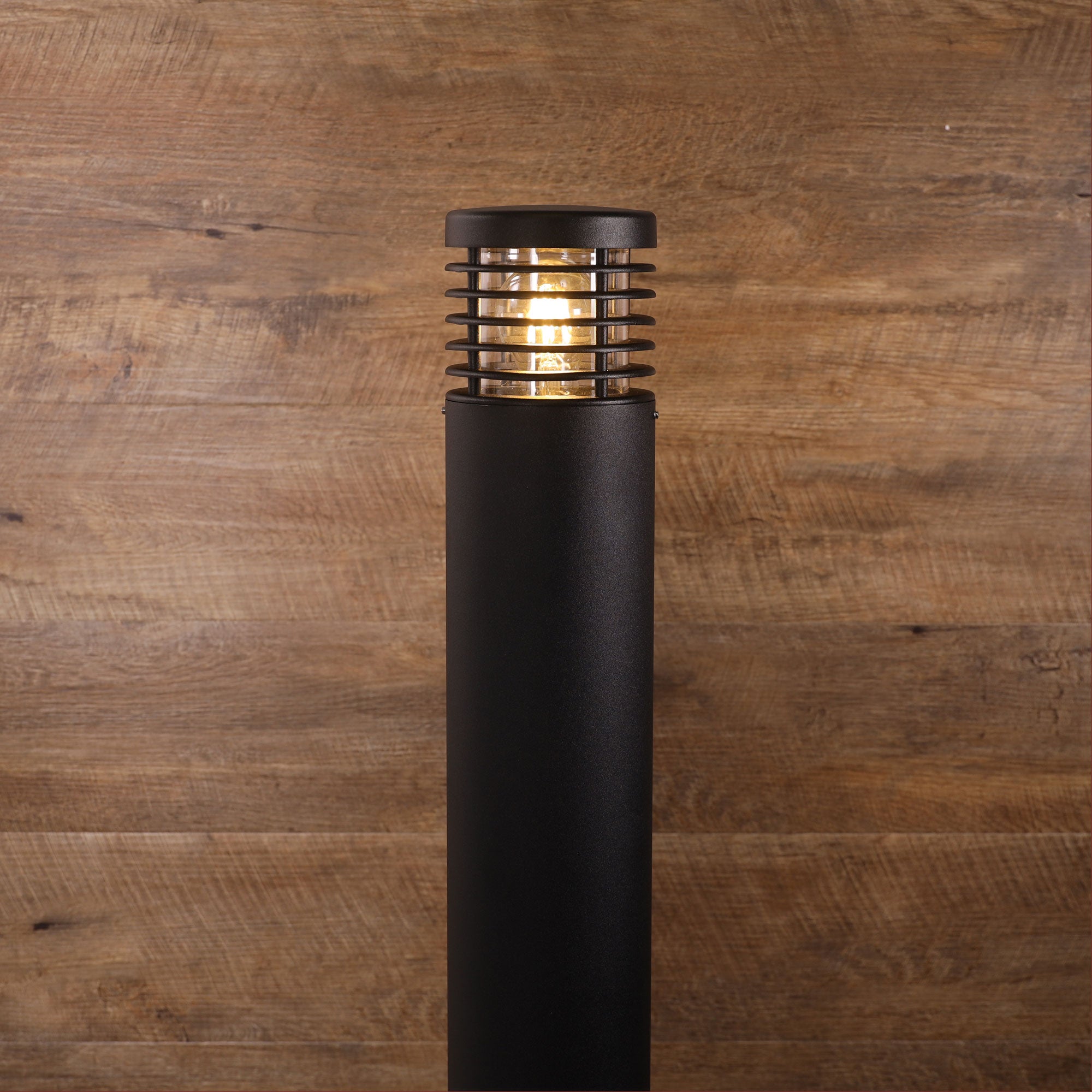 Bray Black E27 IP65 Bollard Light