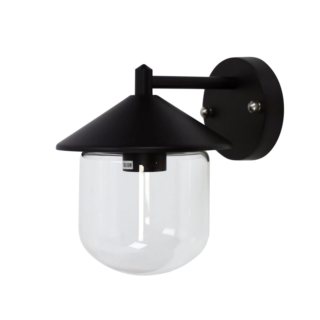 Monza Black Outdoor Wall Light