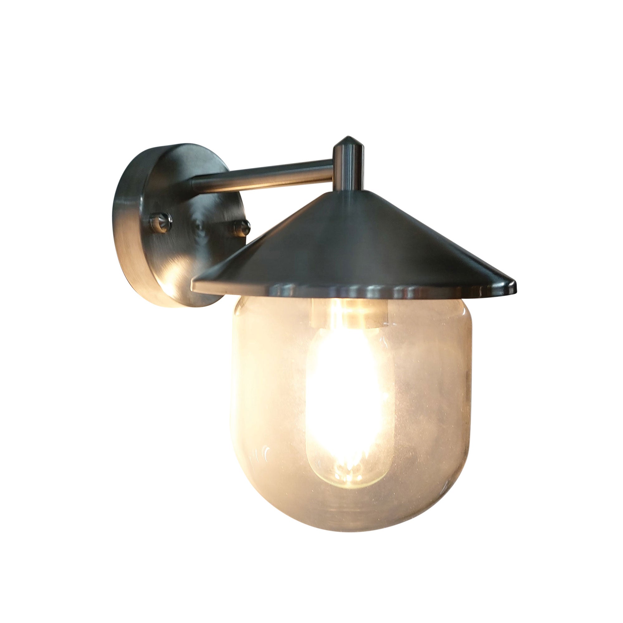Monza 316 Stainless Steel E27 IP54 Outdoor Wall Light