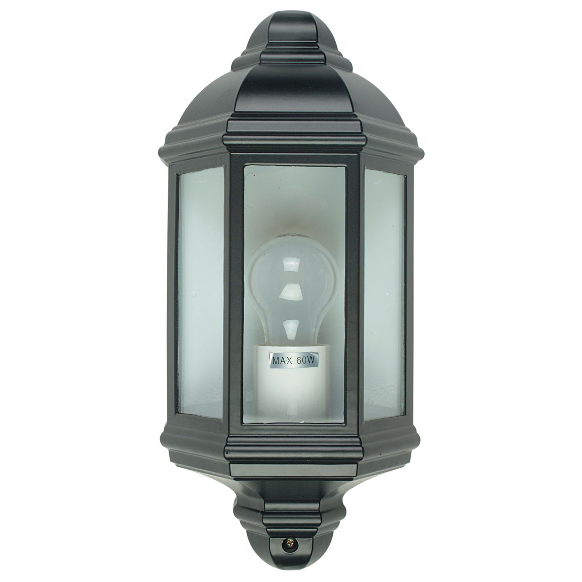 Fenchurch Traditional Outdoor Wall Sconce Black