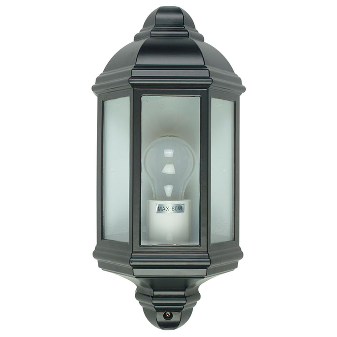Fenchurch Traditional Outdoor Wall Sconce Black