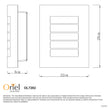 Cheeta 304 Stainless Steel E27 IP44 Wall Light