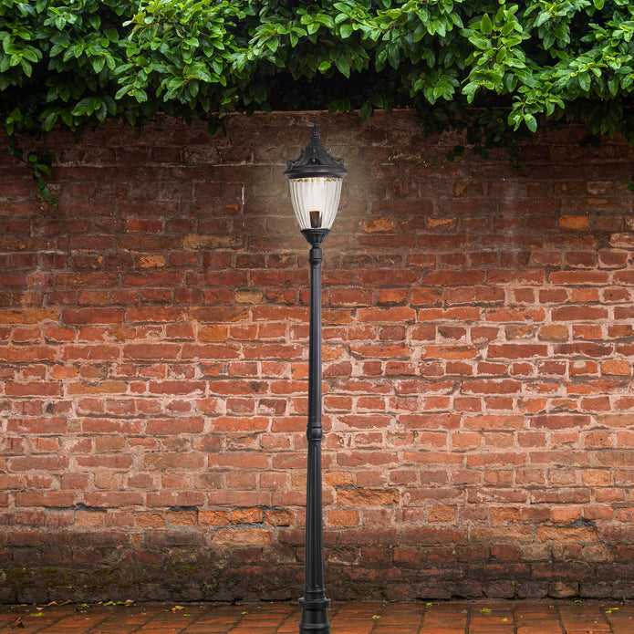 Newark Black E27 IP44 Traditional Outdoor Post Light