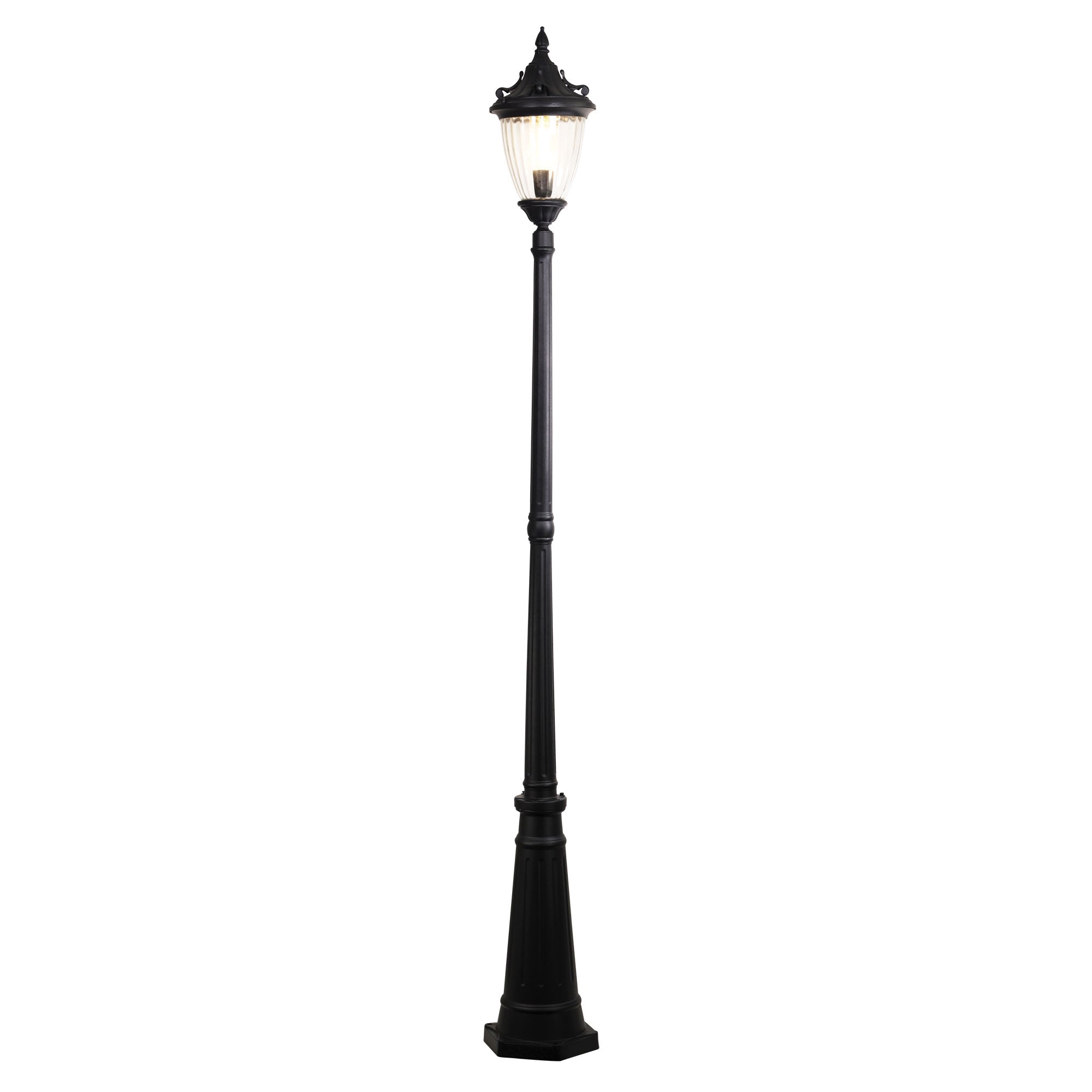 Newark Black E27 IP44 Traditional Outdoor Post Light
