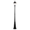 Newark Black E27 IP44 Traditional Outdoor Post Light